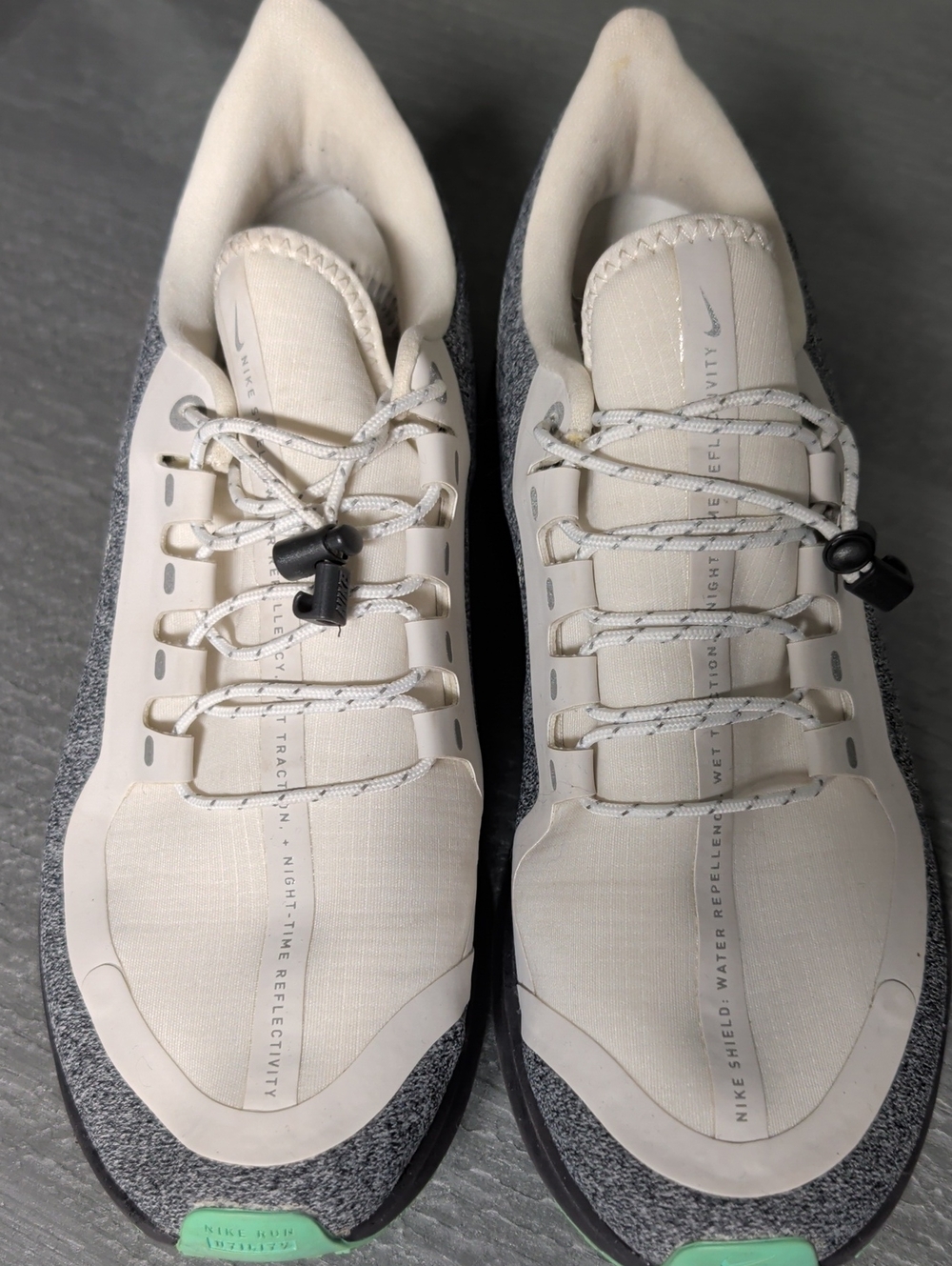 White Nike Shield Shoes Size 8